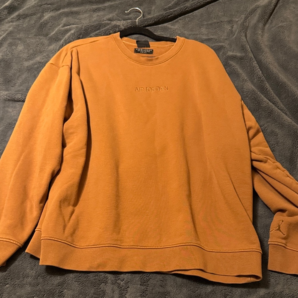 Jordan Men's Crewneck in Warm Orange